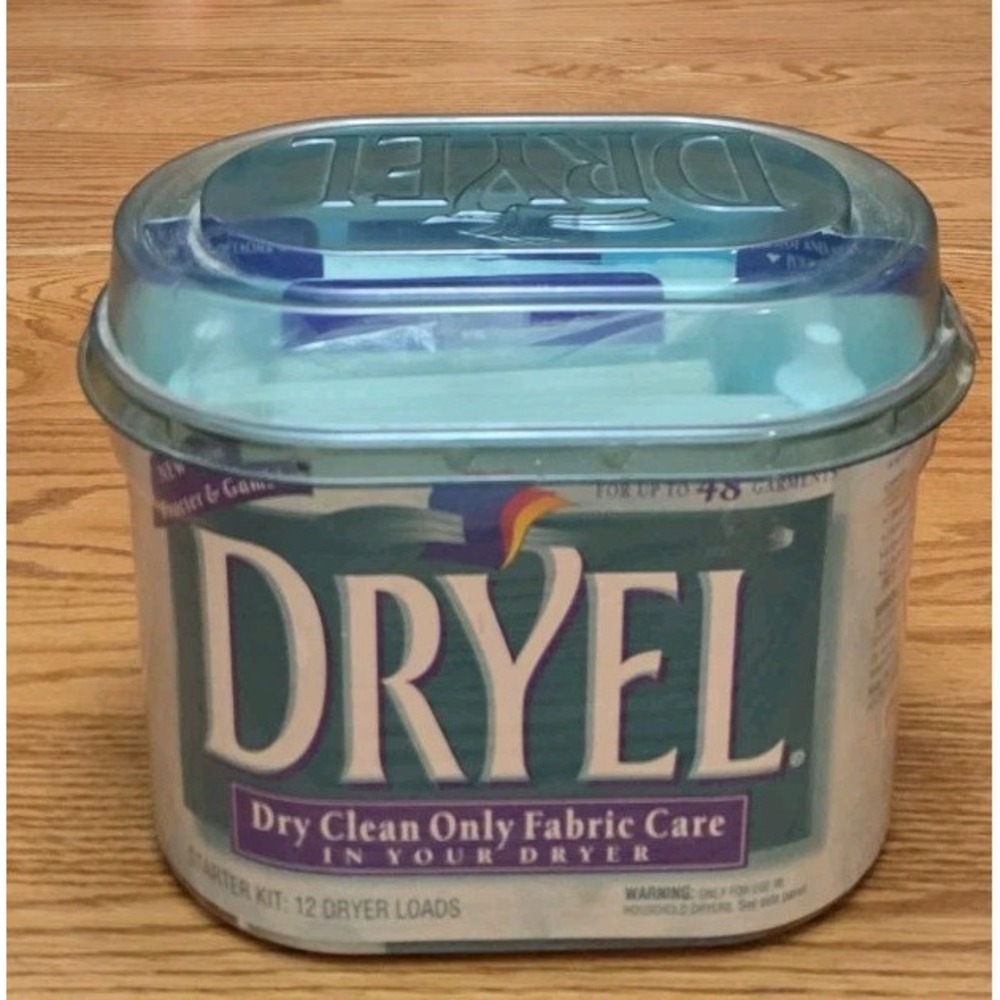 New Dryel At Home Dry Cleaning Starter Kit 48 Garments 12 Dryer Loads NOS